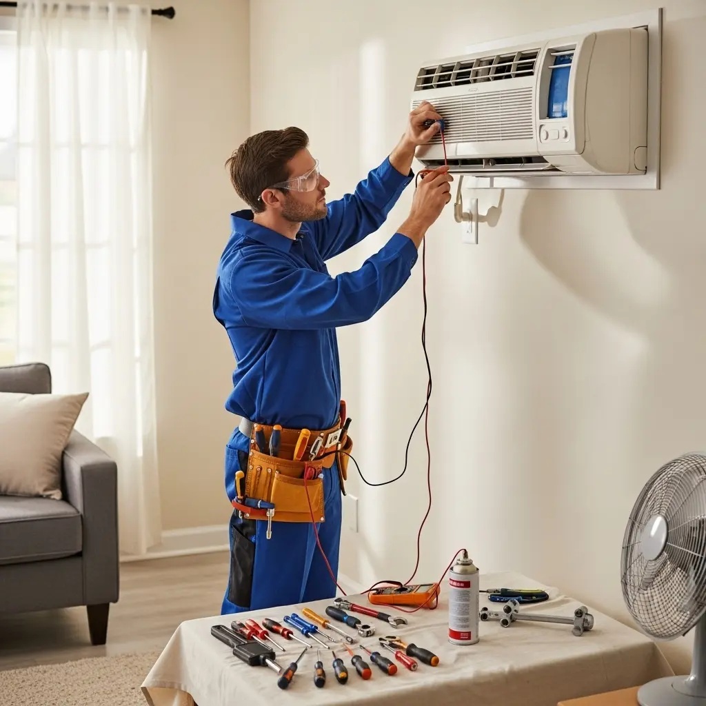 Çamlıdere Dominox Dominox klima gaz dolumu ve bakım – Enerji verimliliği artırıldı. - Teknik servis örneği
